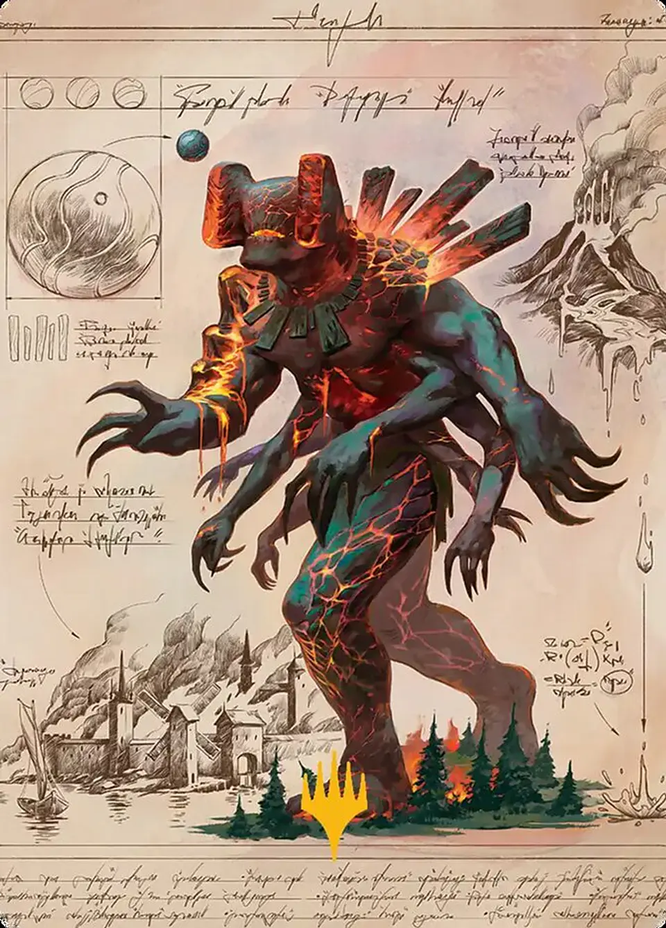 Magmablood Archaic (Carta de Arte) 1