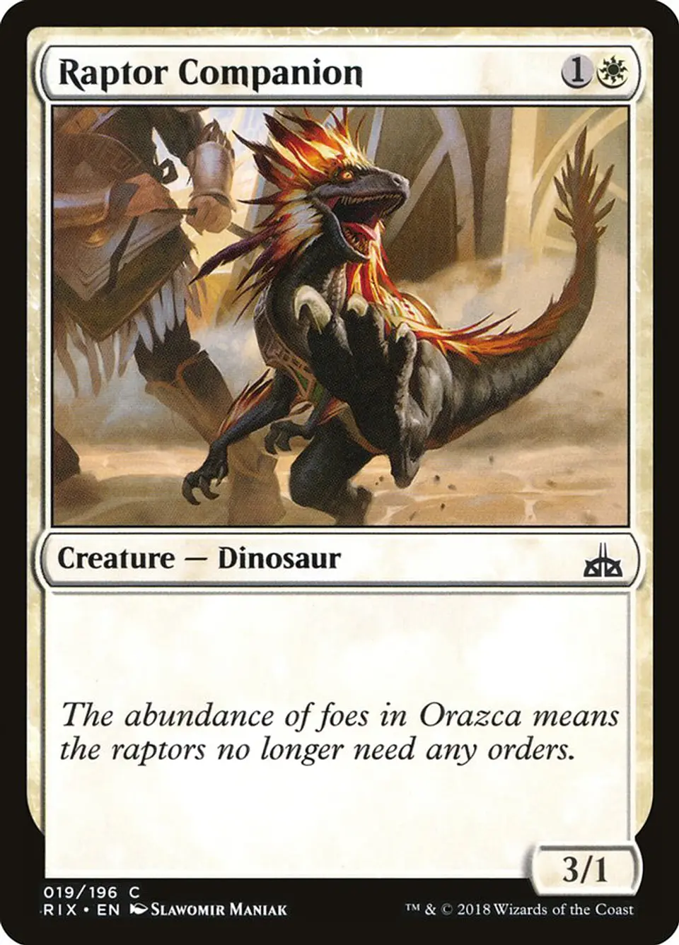 Raptor Companion 1
