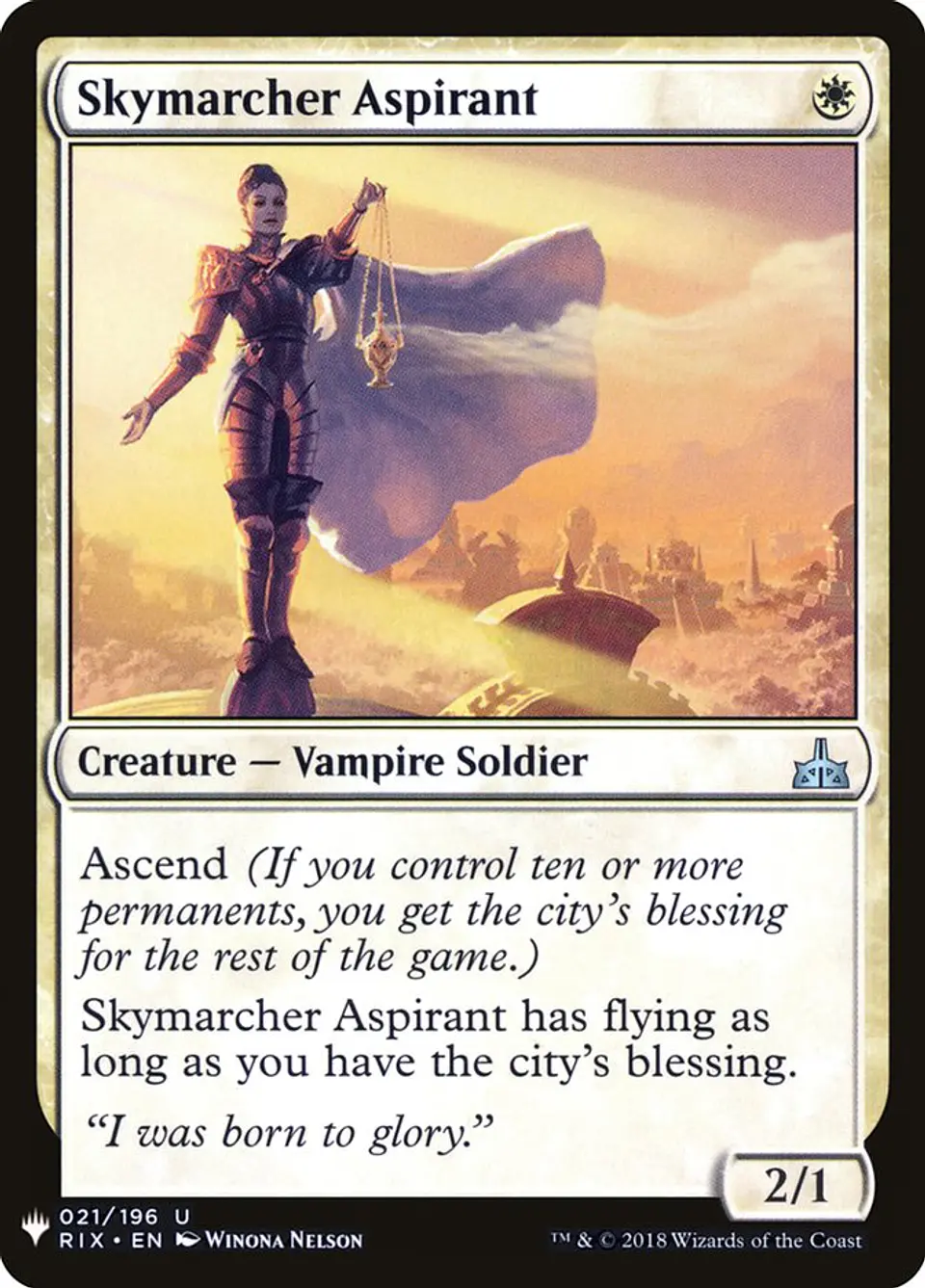 Skymarcher Aspirant (The List) 1