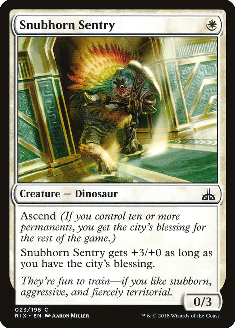 Snubhorn Sentry 1