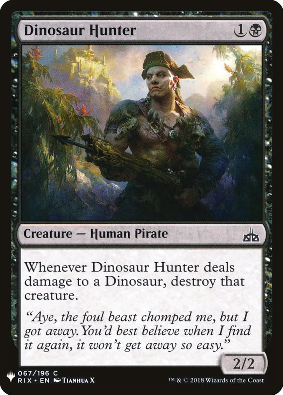 Dinosaur Hunter (The List) 1