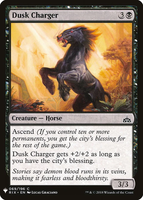 Dusk Charger (The List)