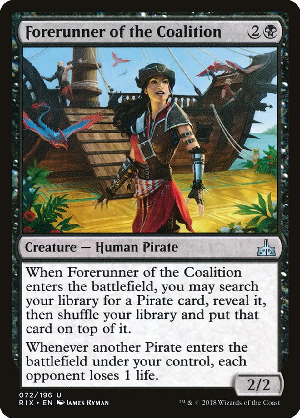 Forerunner of the Coalition 1