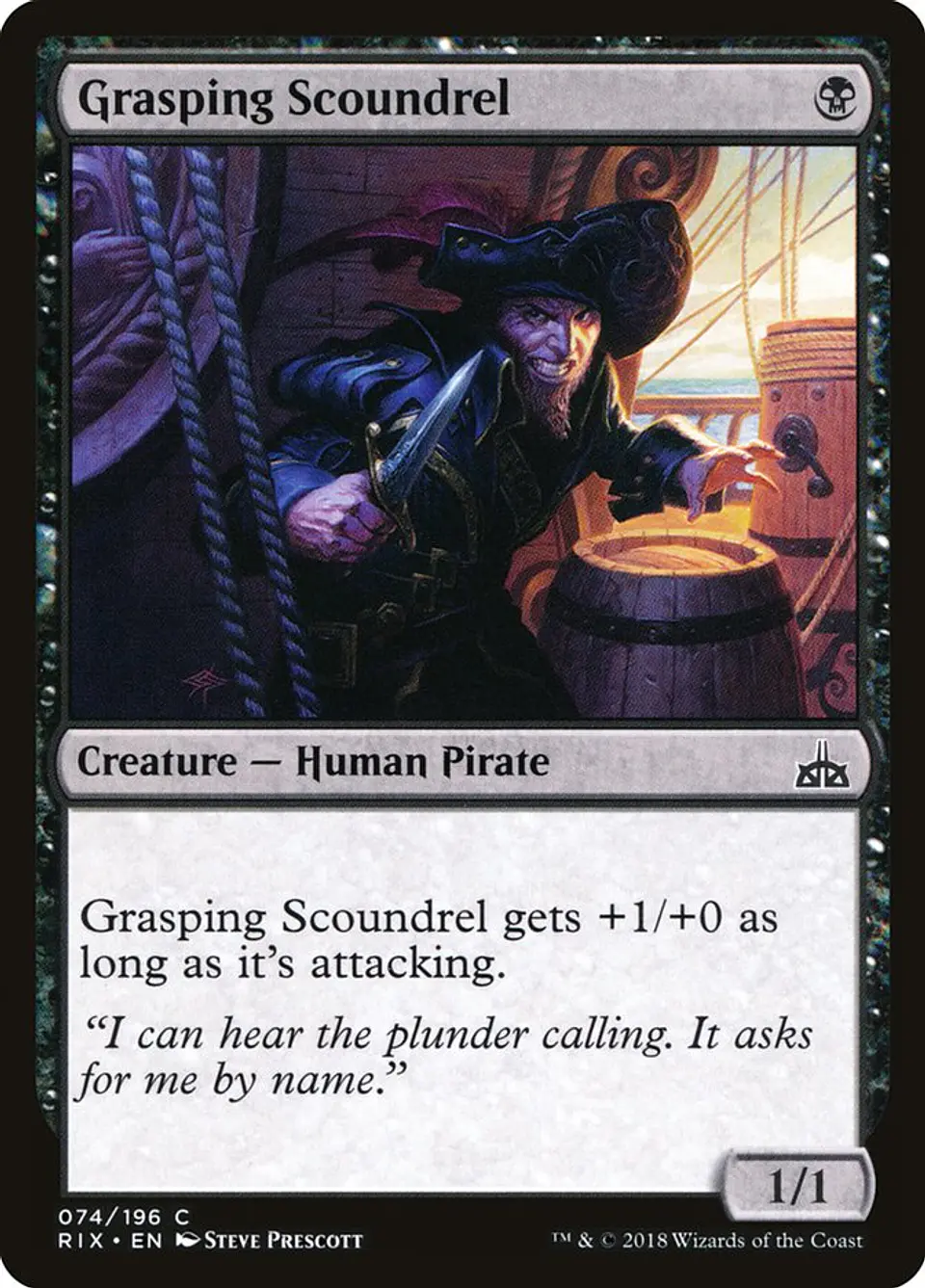 Grasping Scoundrel 1