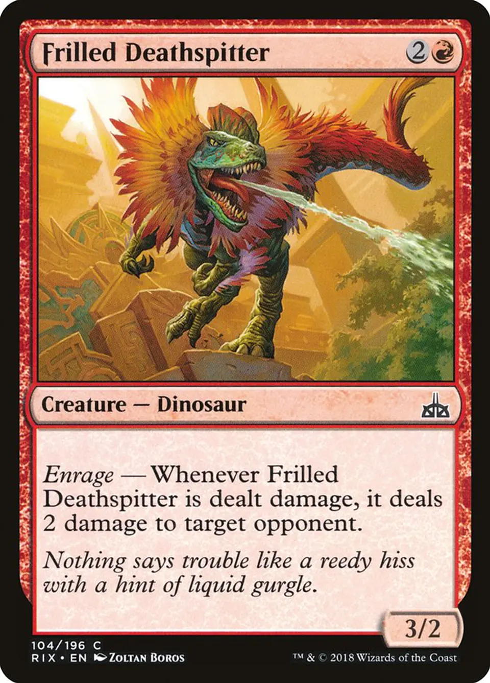 Frilled Deathspitter 1
