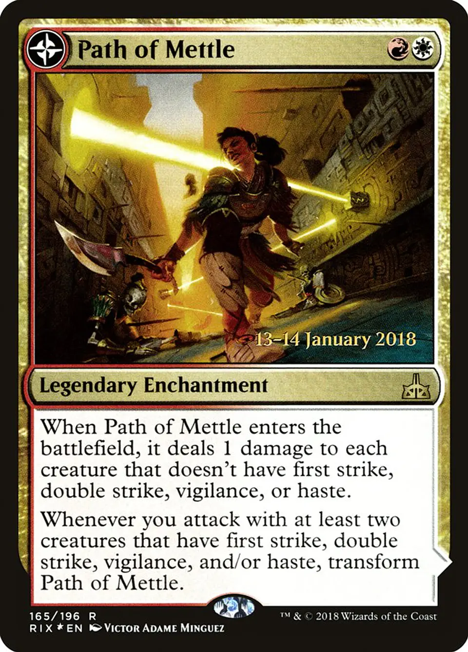 Path of Mettle // Metzali, Tower of Triumph (Pre-release) 1