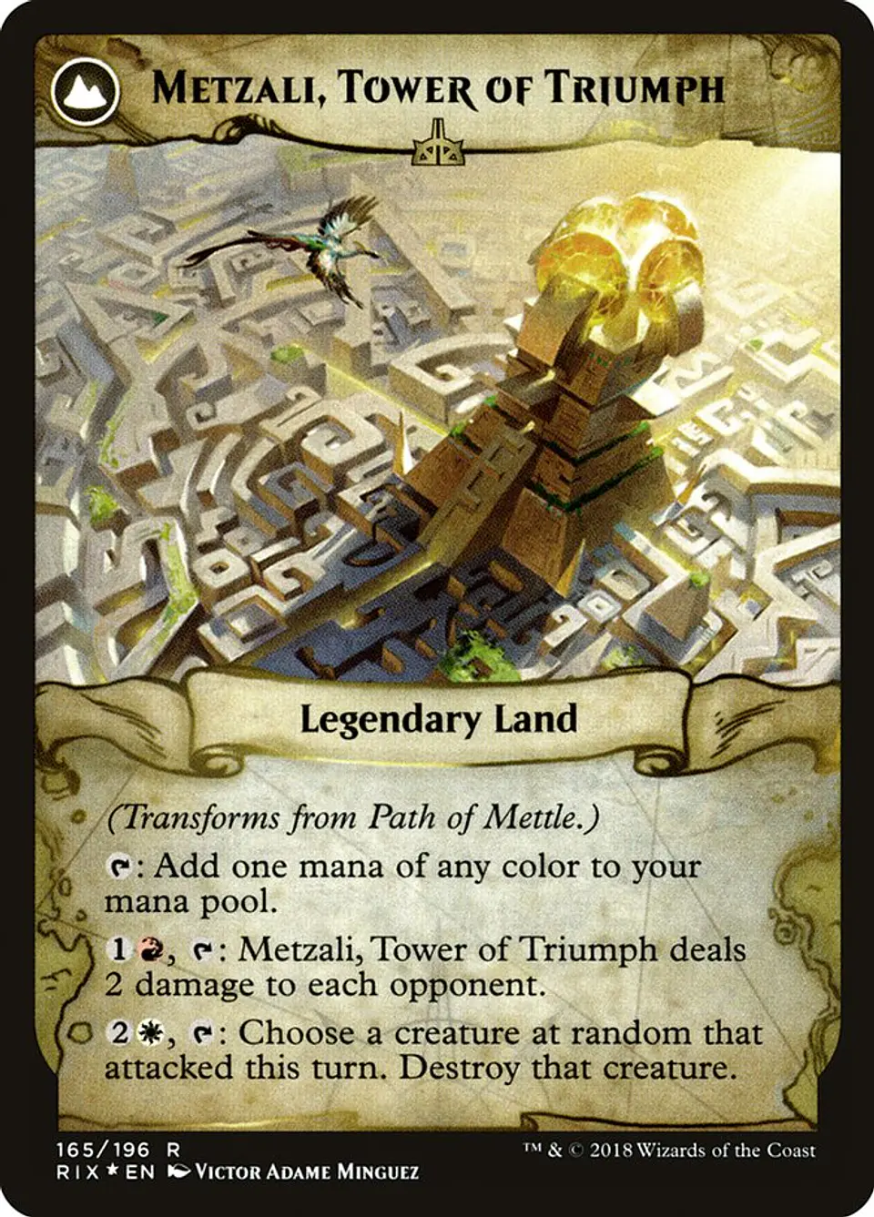 Path of Mettle // Metzali, Tower of Triumph (Pre-release) 2