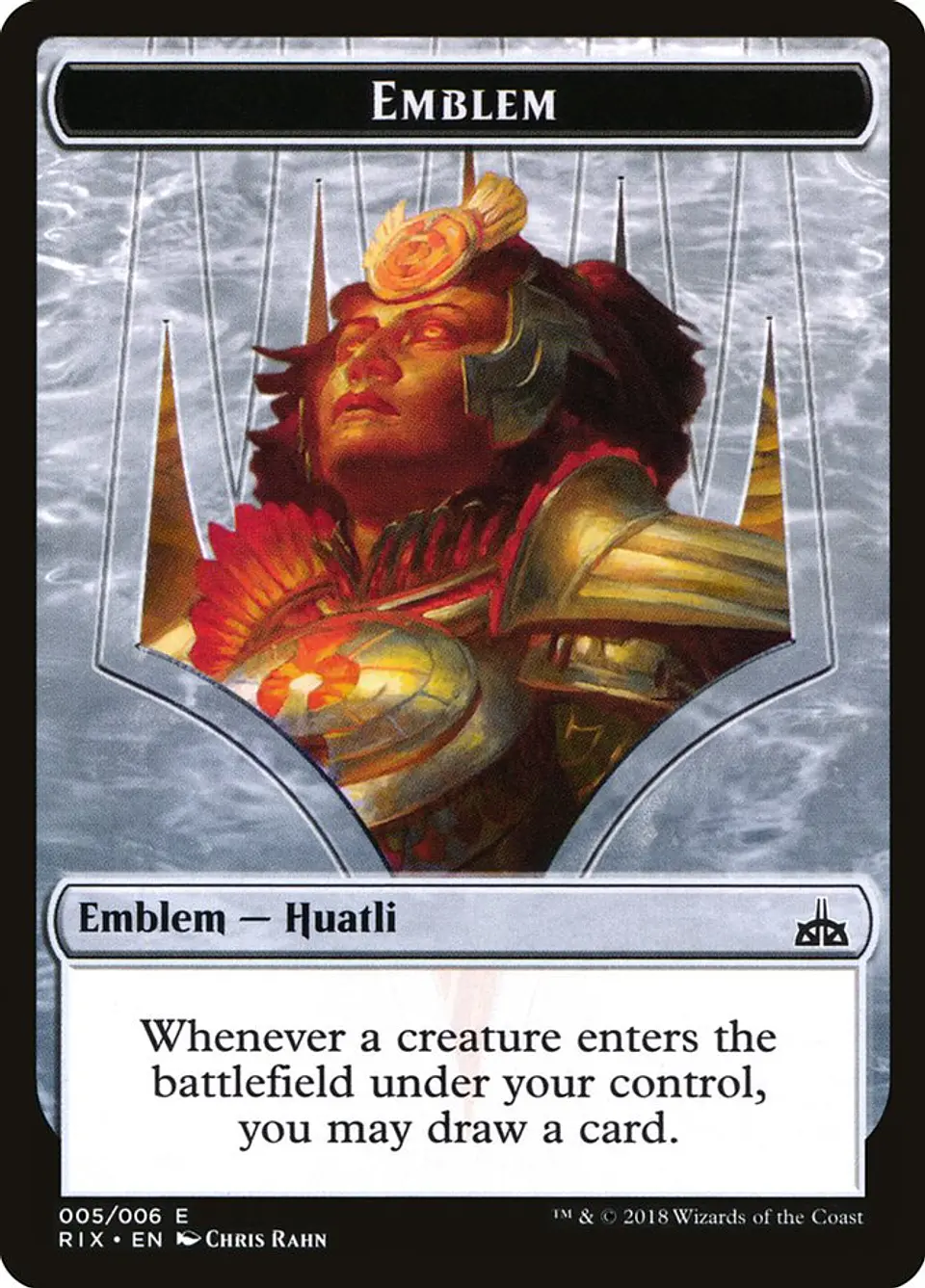 Huatli, Radiant Champion Emblem 1