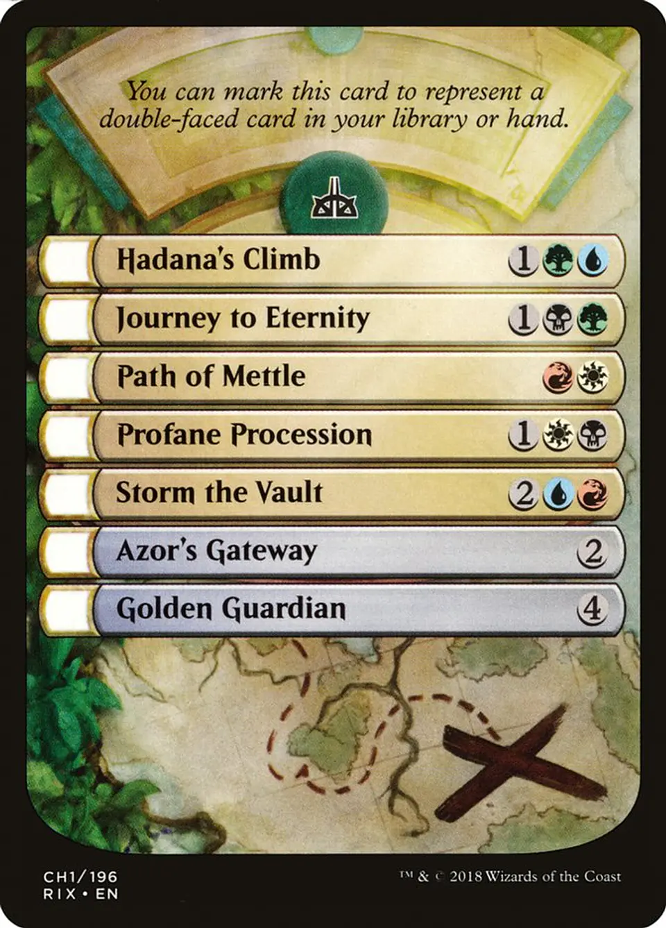 Rivals of Ixalan Checklist 1