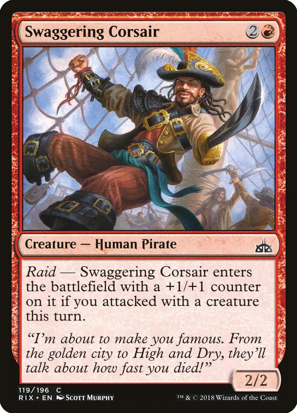 Swaggering Corsair 1