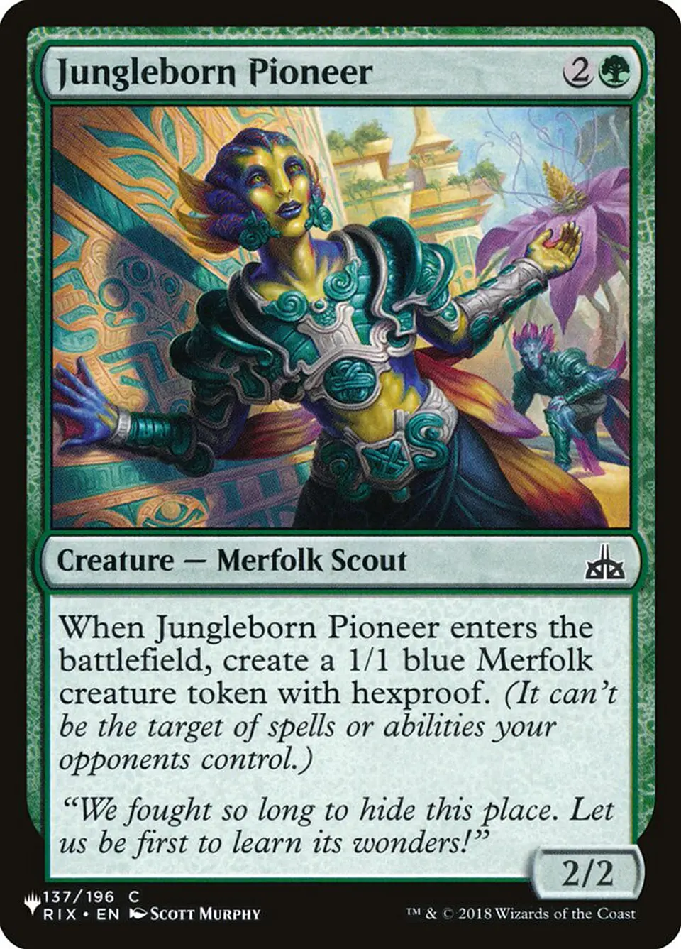 Jungleborn Pioneer (The List) 1