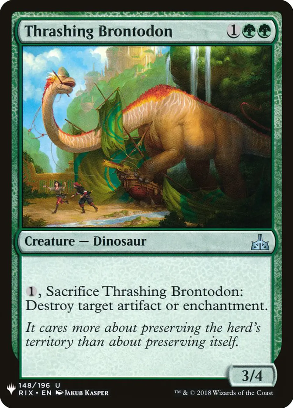 Thrashing Brontodon (The List) 1