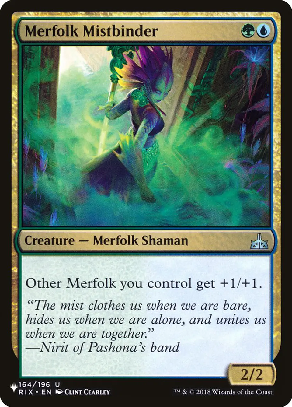 Merfolk Mistbinder (The List) 1