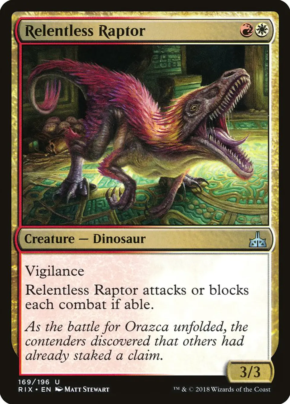 Relentless Raptor 1