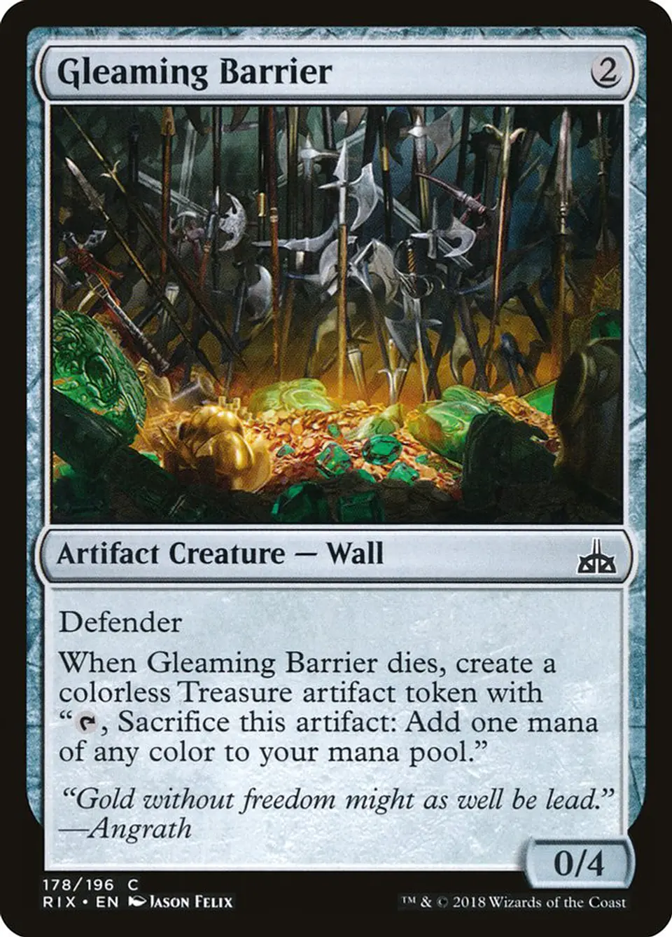 Gleaming Barrier 1