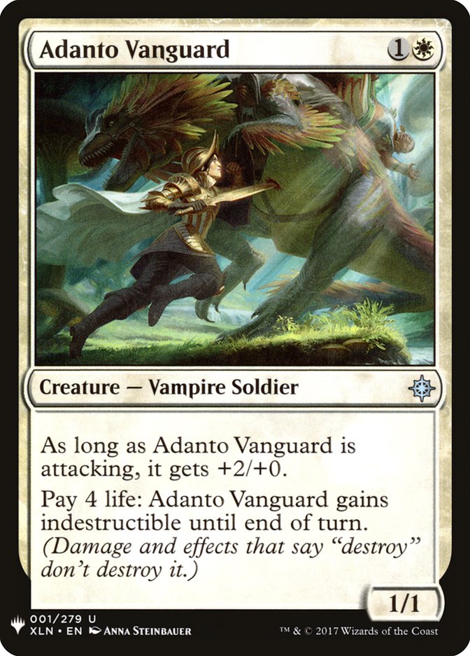 Adanto Vanguard (The List)