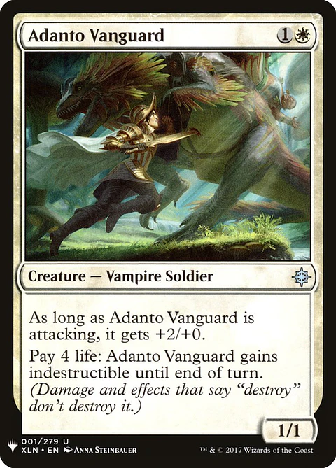 Adanto Vanguard (The List)