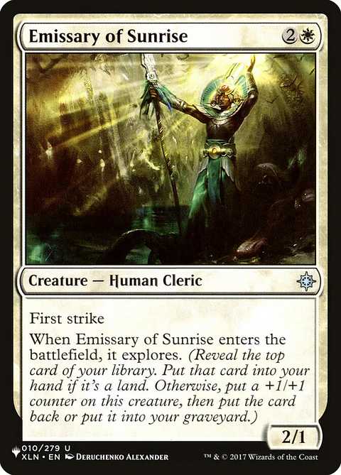 Emissary of Sunrise (The List)