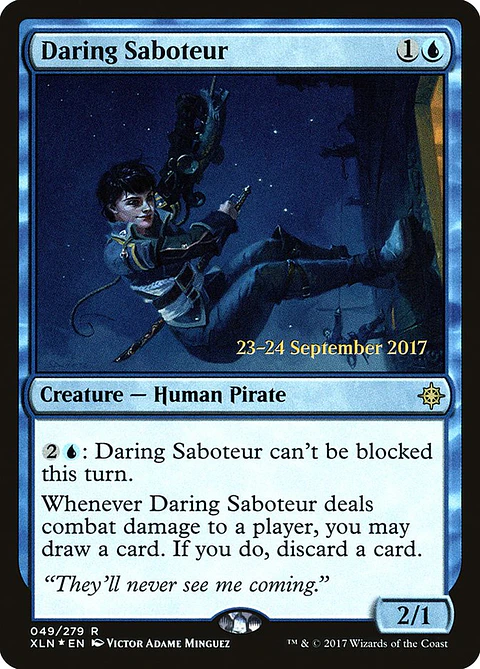 Daring Saboteur (Pre-release)