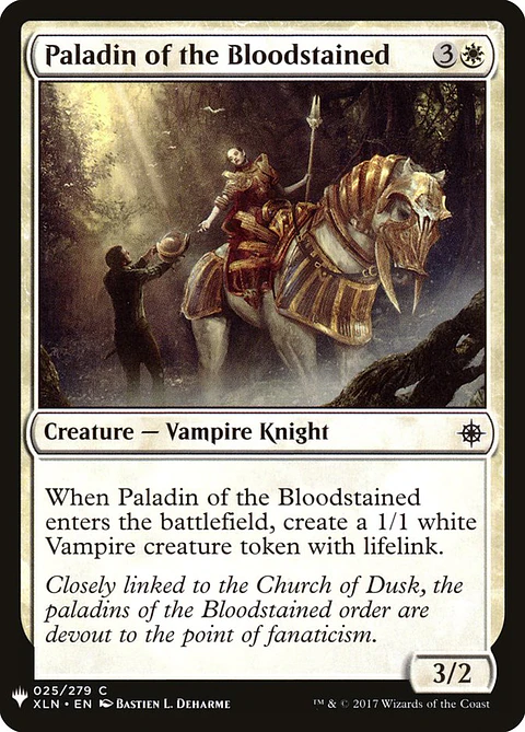 Paladin of the Bloodstained (The List)