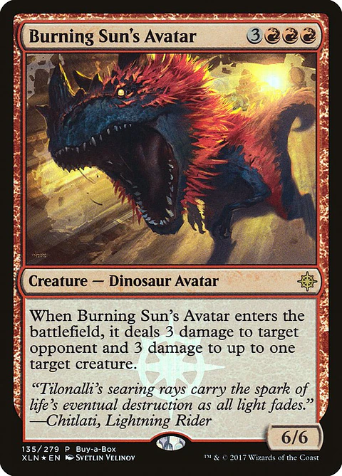Burning Sun's Avatar (Buy-a-Box)