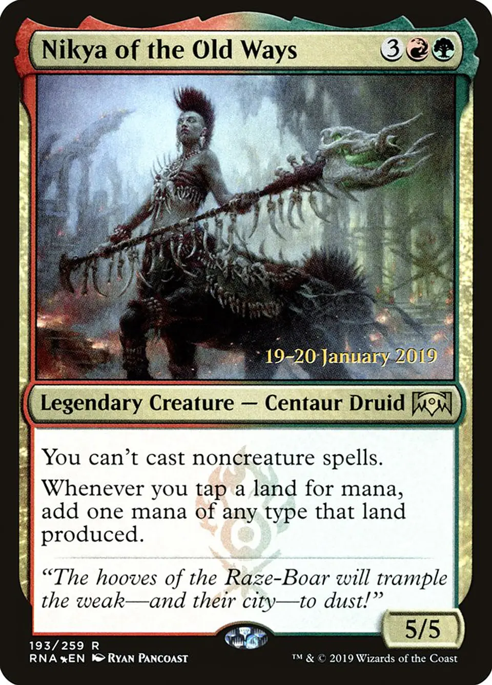 Nikya of the Old Ways (Pre-release) 1