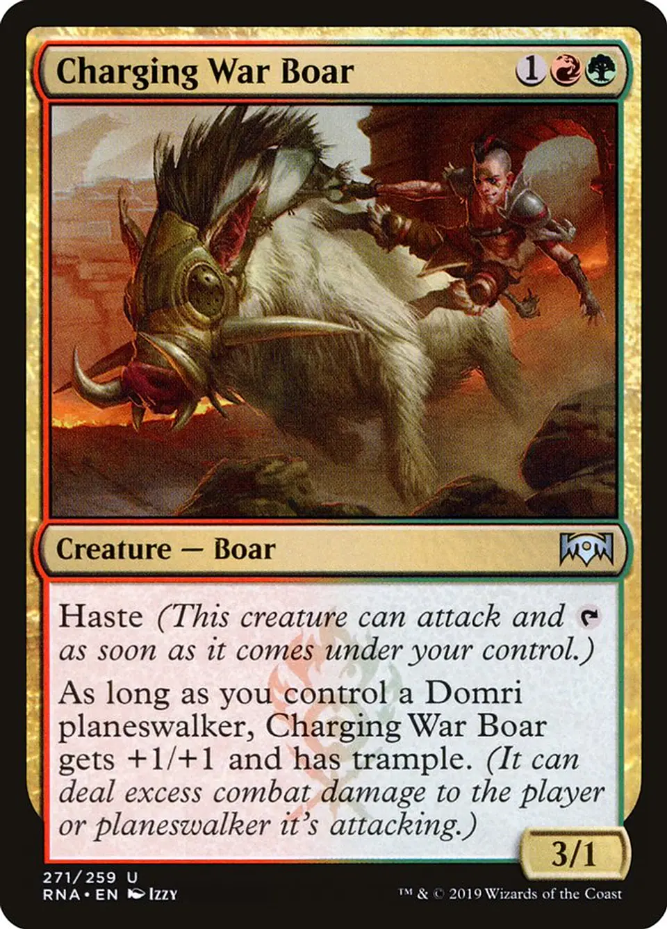 Charging War Boar 1