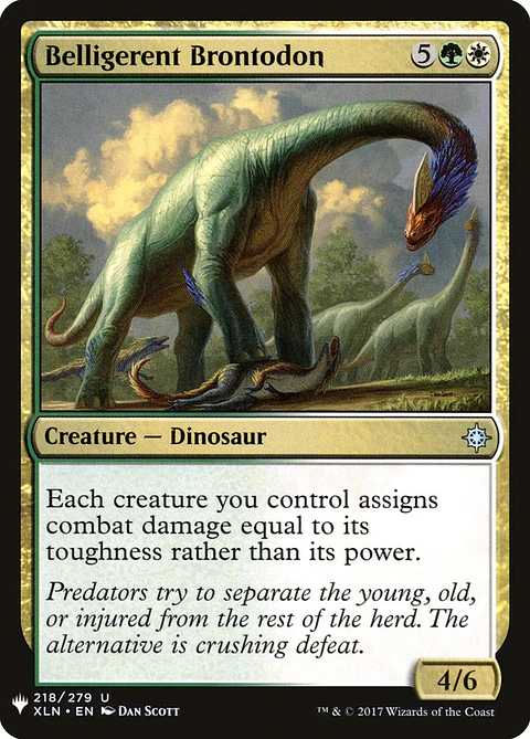 Belligerent Brontodon (The List)
