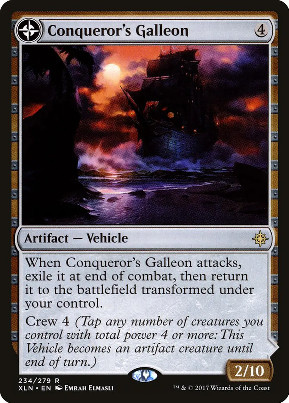 Conqueror's Galleon // Conqueror's Foothold 1