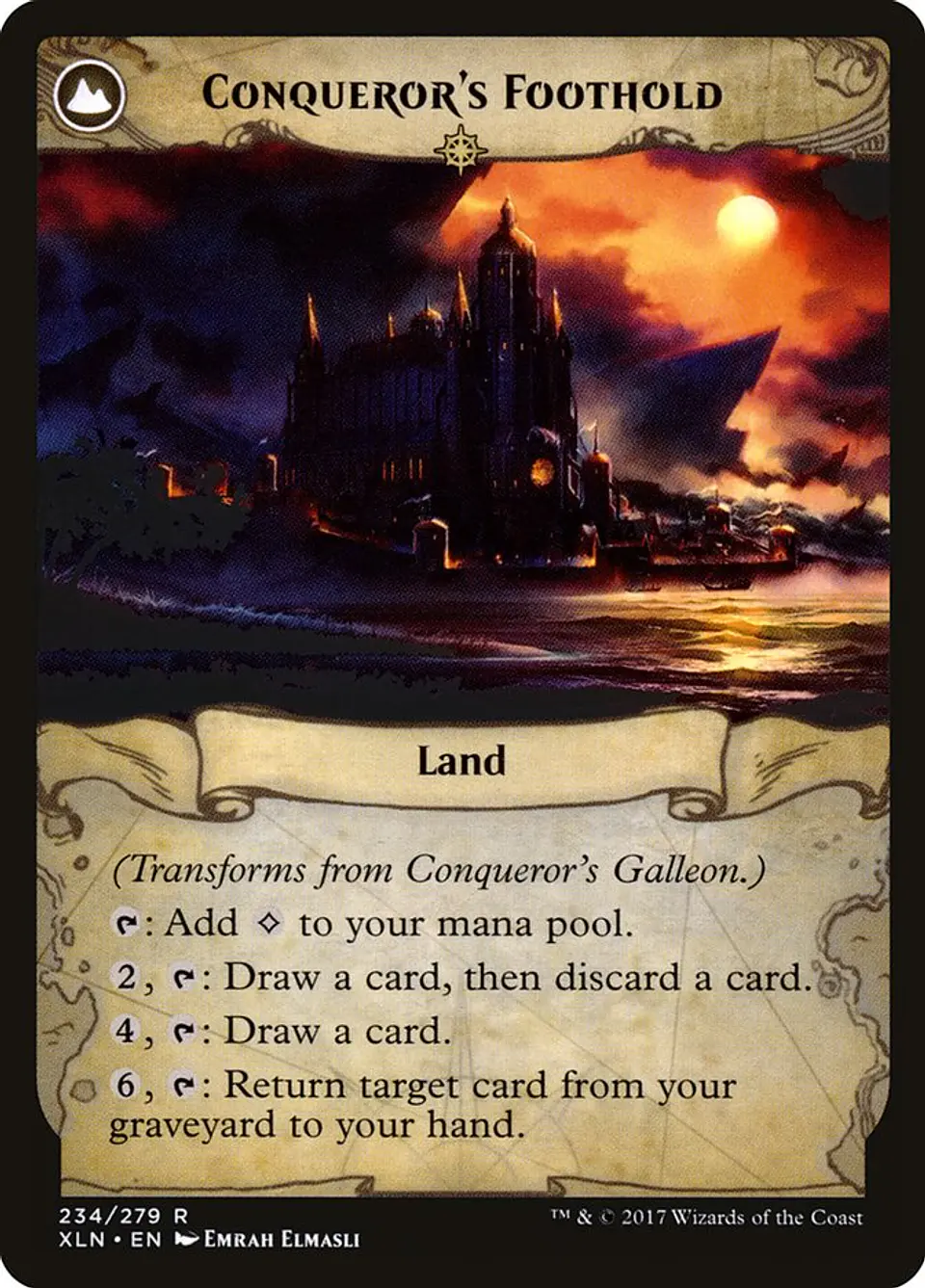 Conqueror's Galleon // Conqueror's Foothold 2