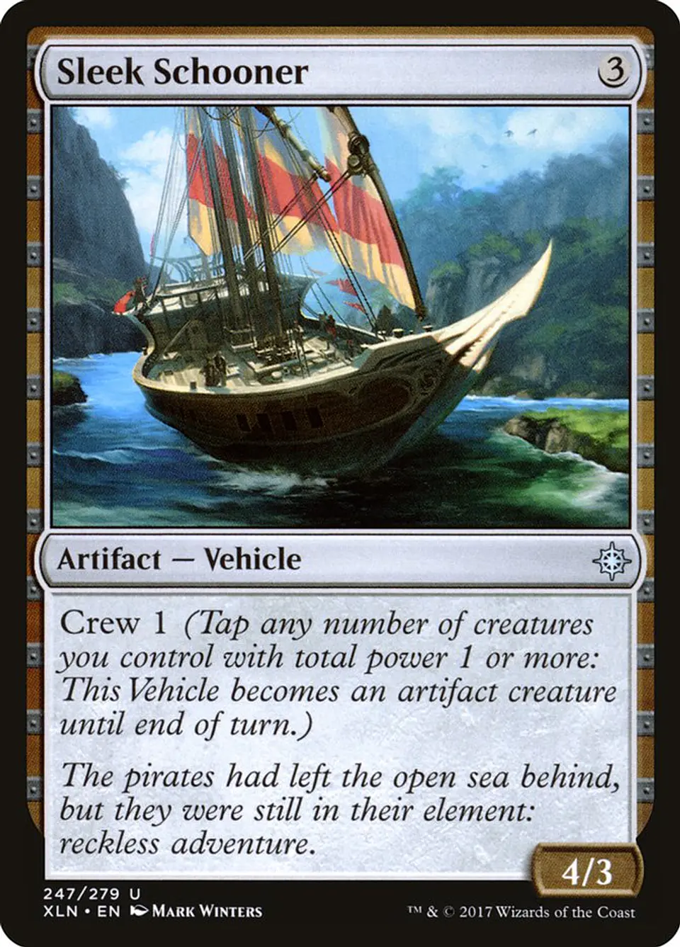 Sleek Schooner 1