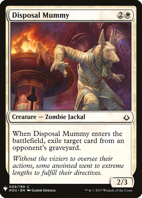 Disposal Mummy (The List)