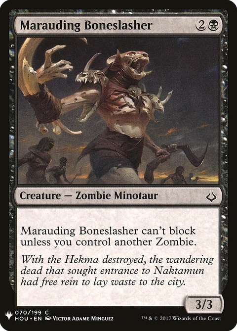 Marauding Boneslasher (The List)