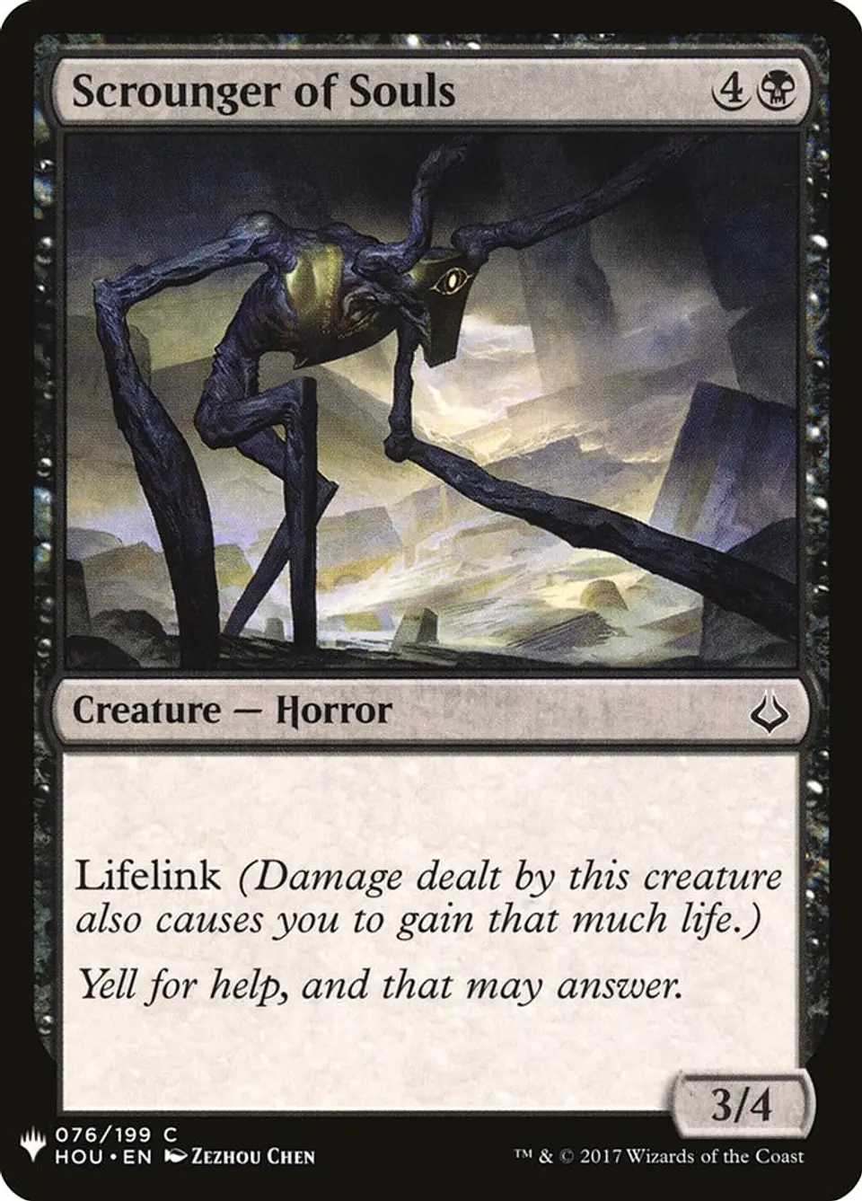 Scrounger of Souls (The List) 1
