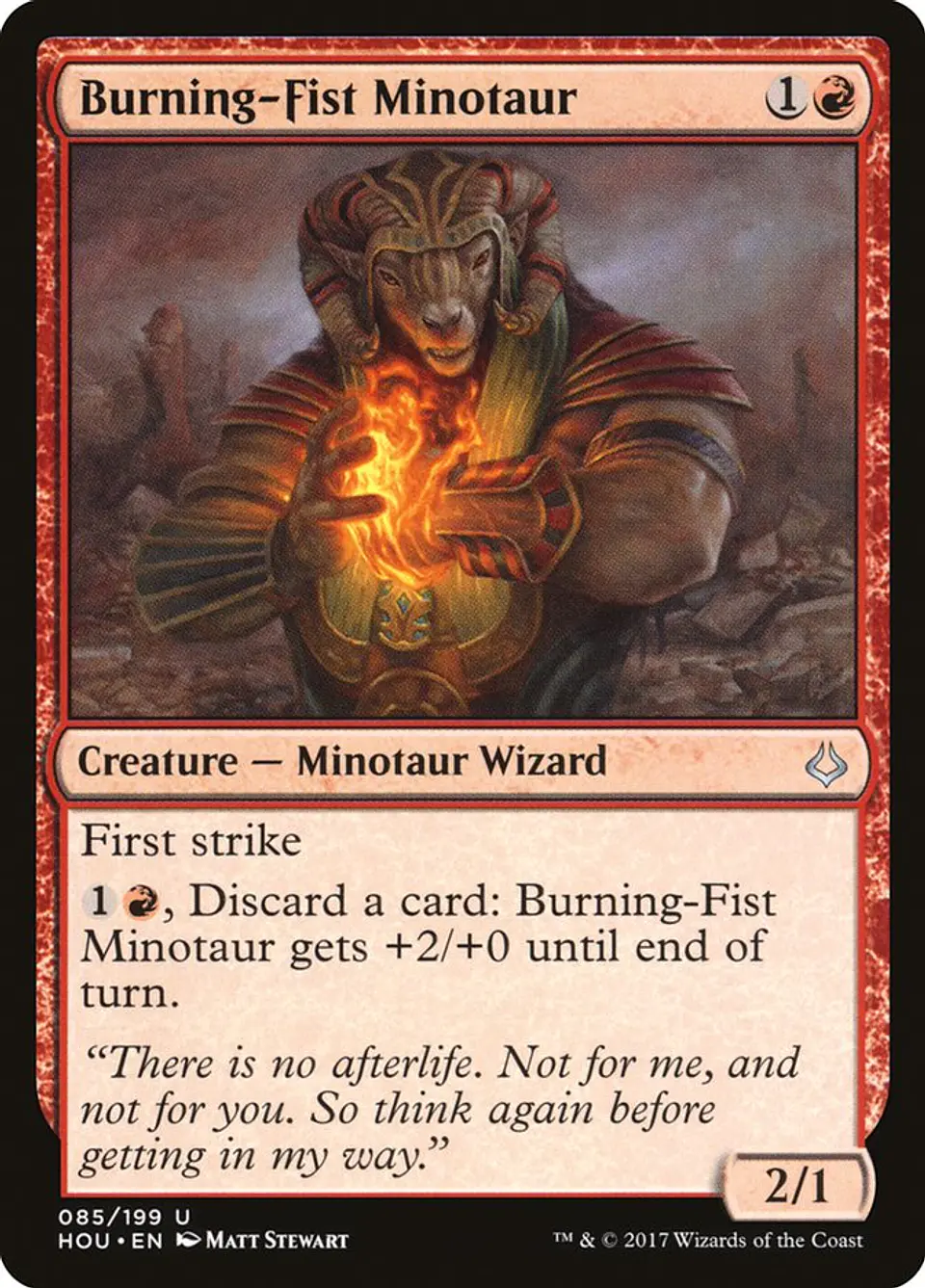 Burning-Fist Minotaur 1