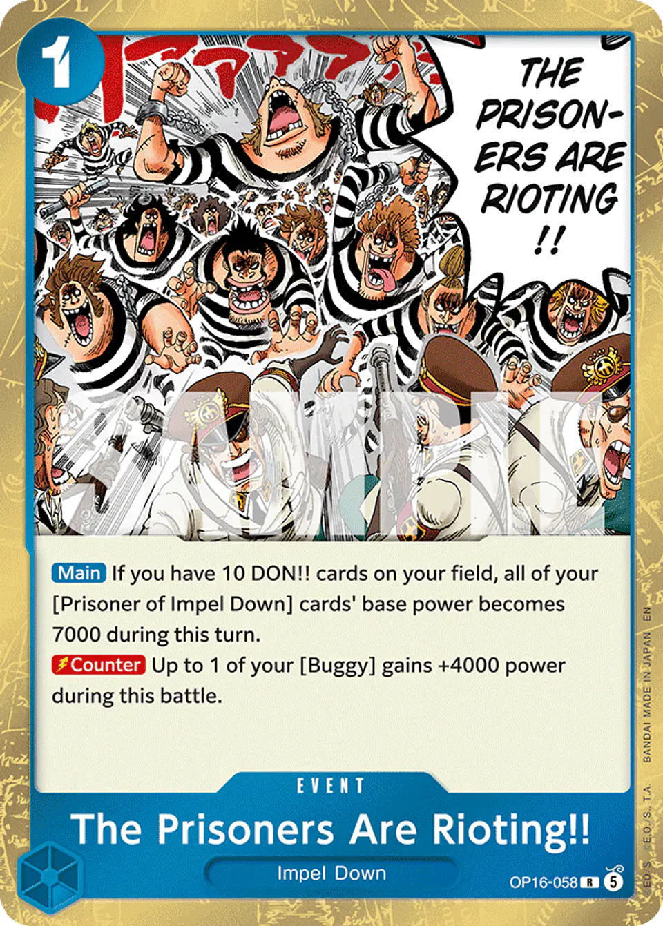 The Prisoners Are Rioting!! 1