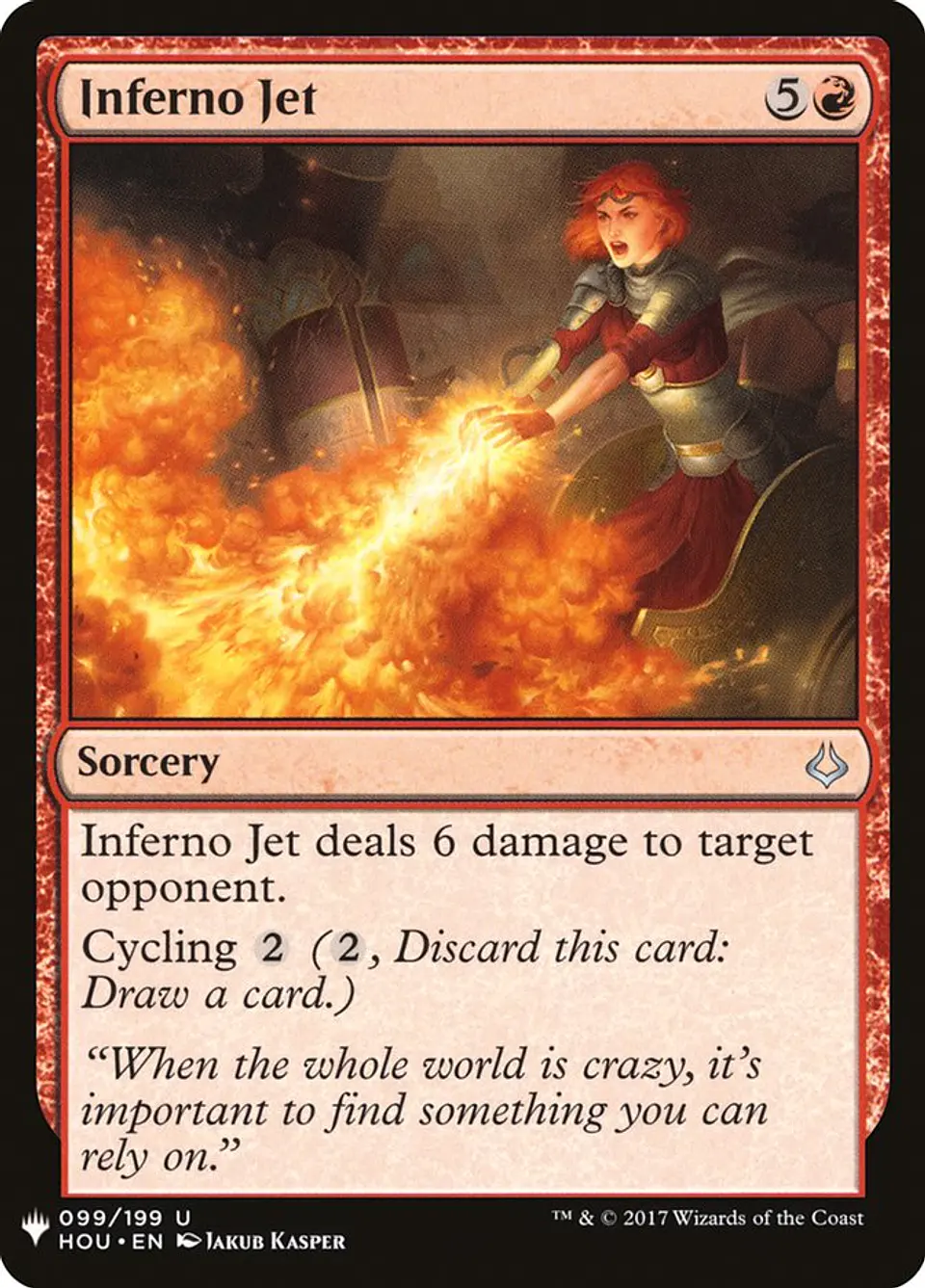 Inferno Jet (The List) 1