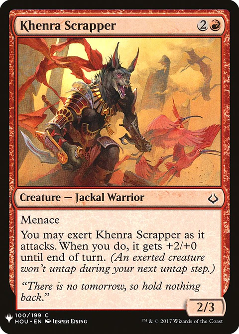 Khenra Scrapper (The List)