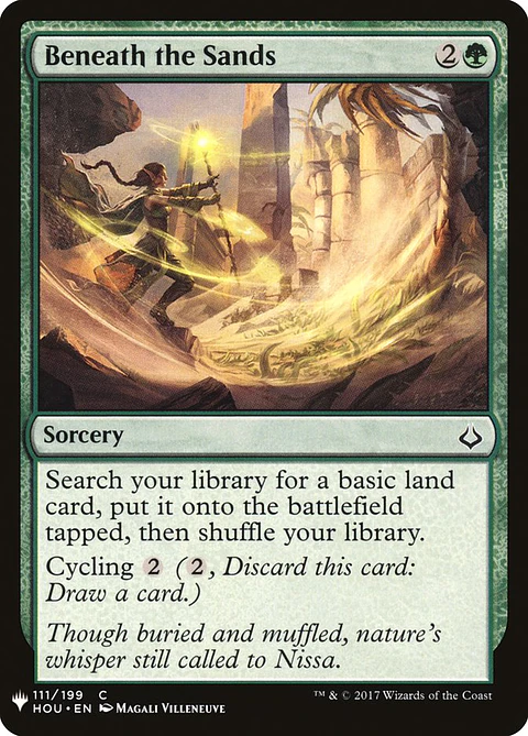 Beneath the Sands (The List)