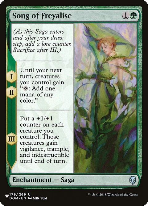 Song of Freyalise (The List)