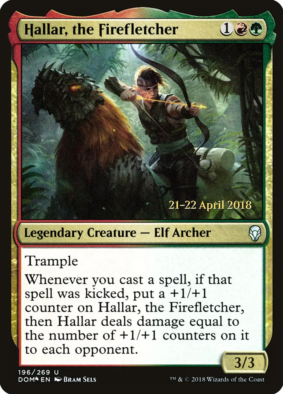 Hallar, the Firefletcher (Pre-release) 1