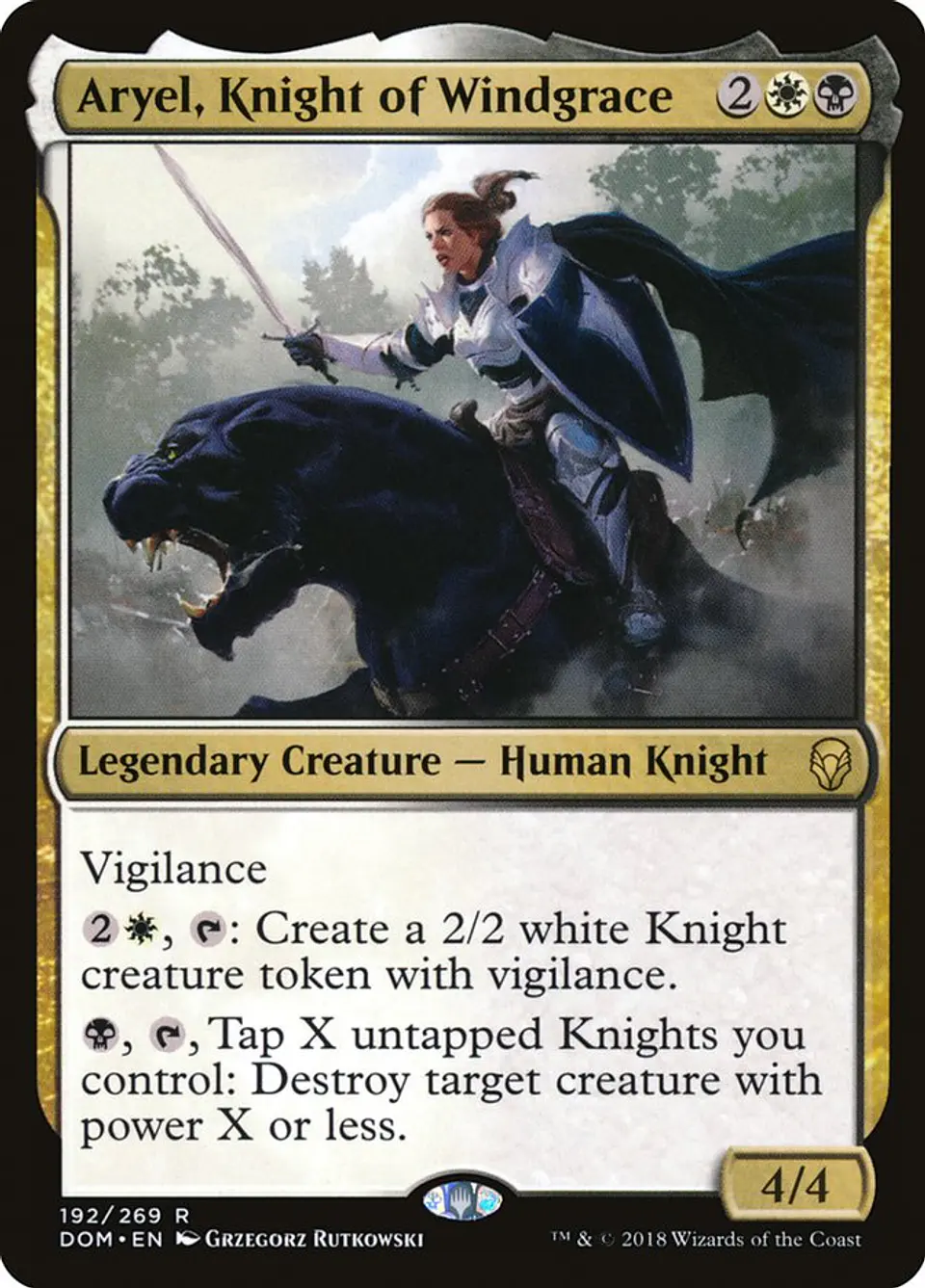 Aryel, Knight of Windgrace 1