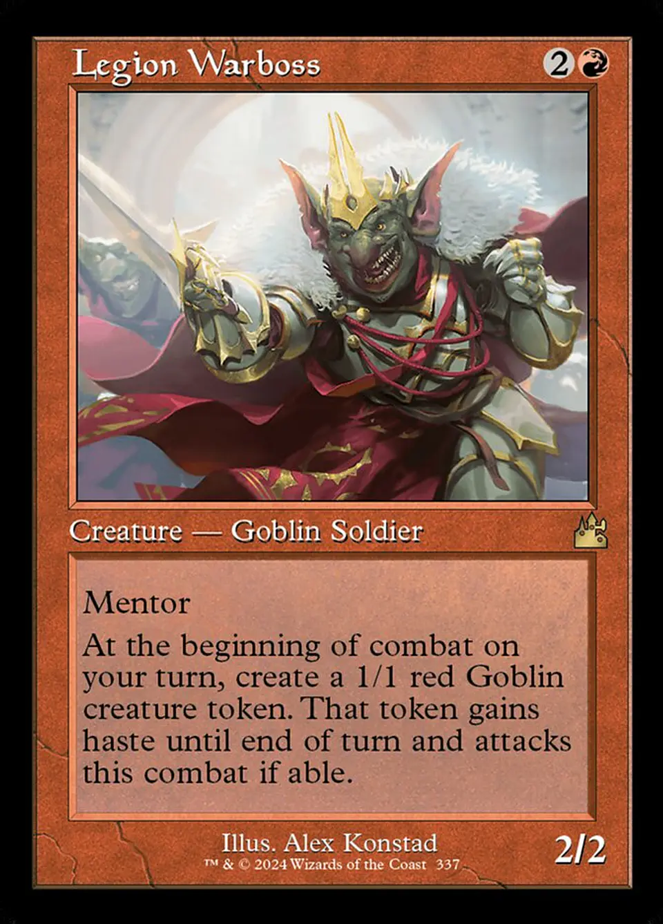 Legion Warboss (Retro Frame) 1