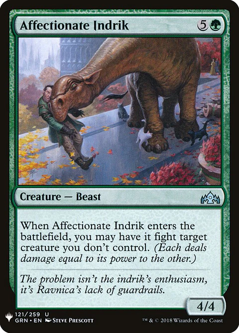 Affectionate Indrik (The List)