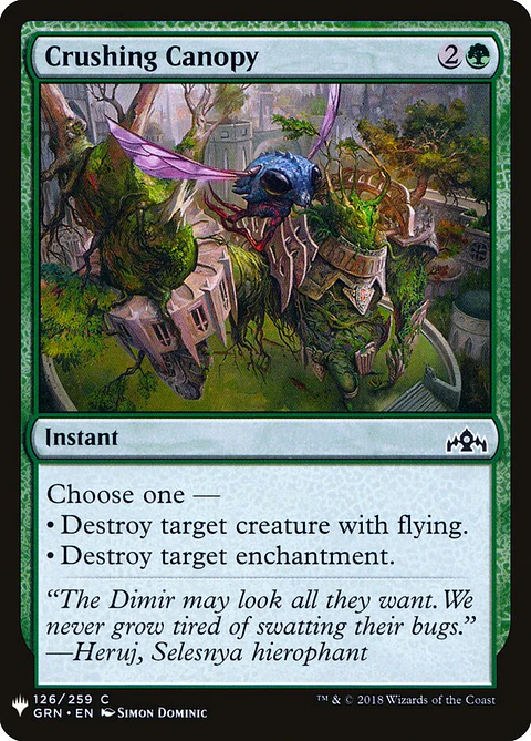 Crushing Canopy (The List)