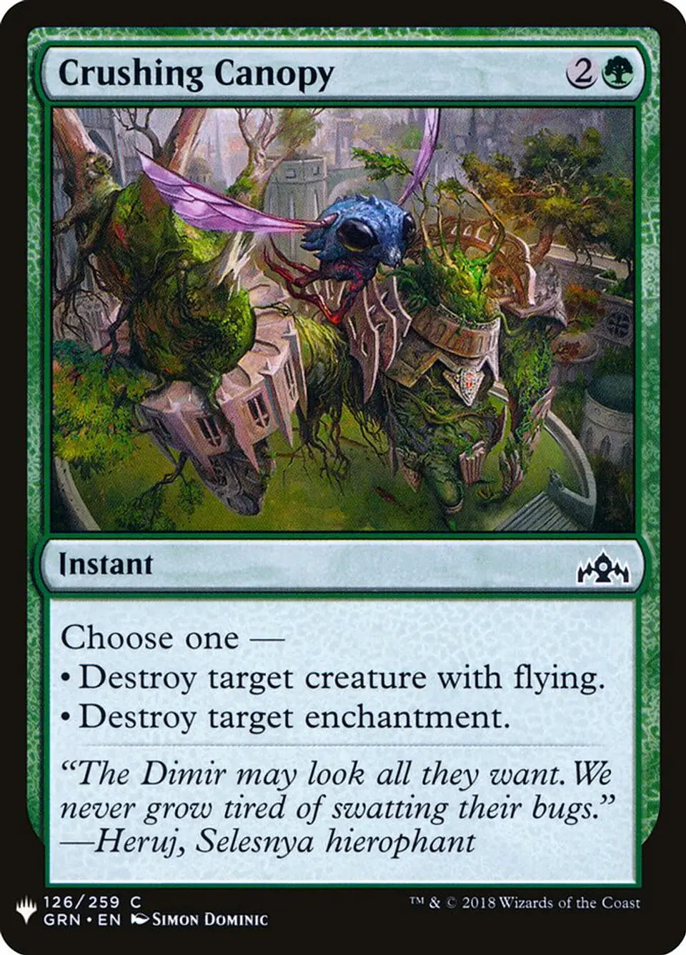Crushing Canopy (The List) 1