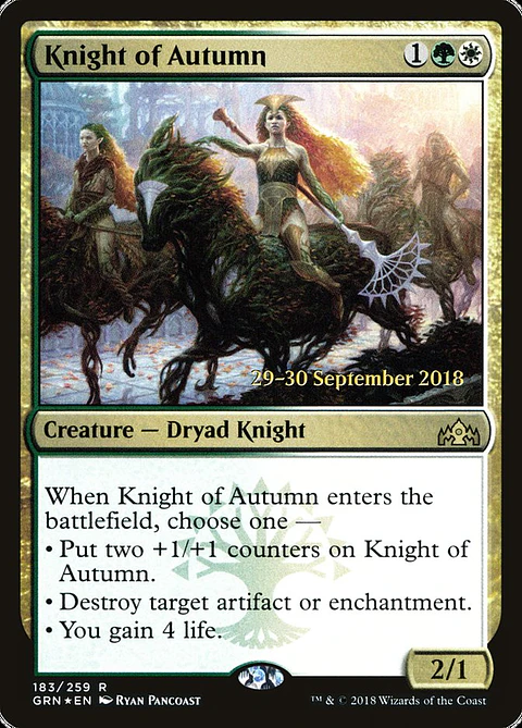 Knight of Autumn (Pre-release)