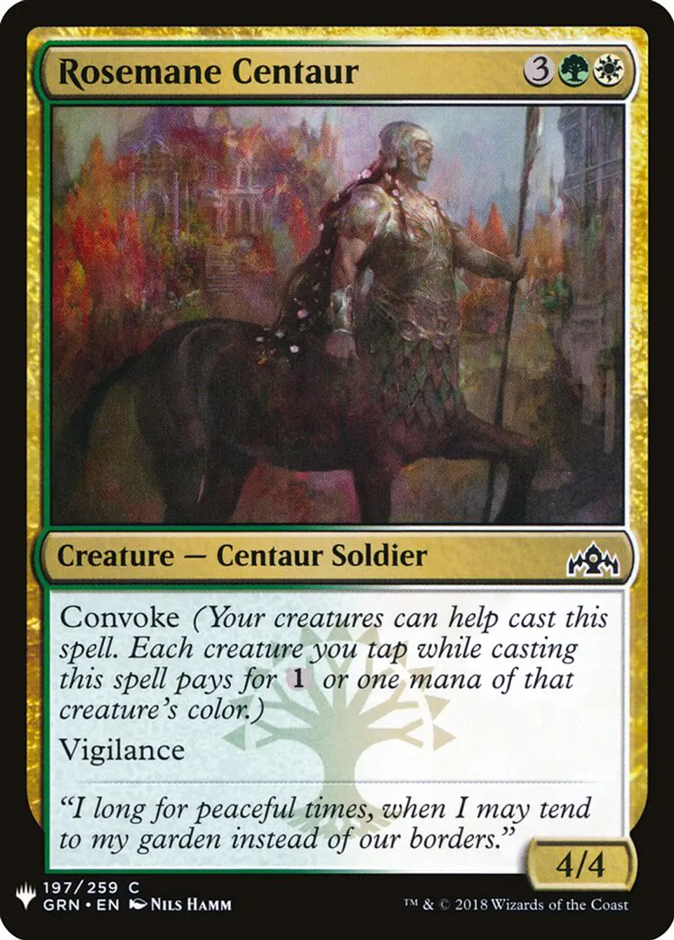 Rosemane Centaur (The List) 1