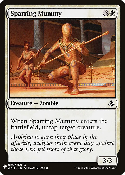 Sparring Mummy (The List)