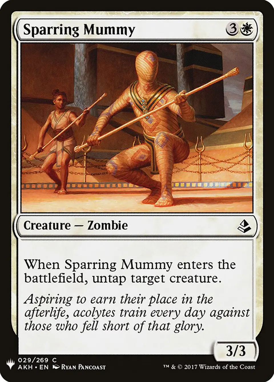 Sparring Mummy (The List) 1